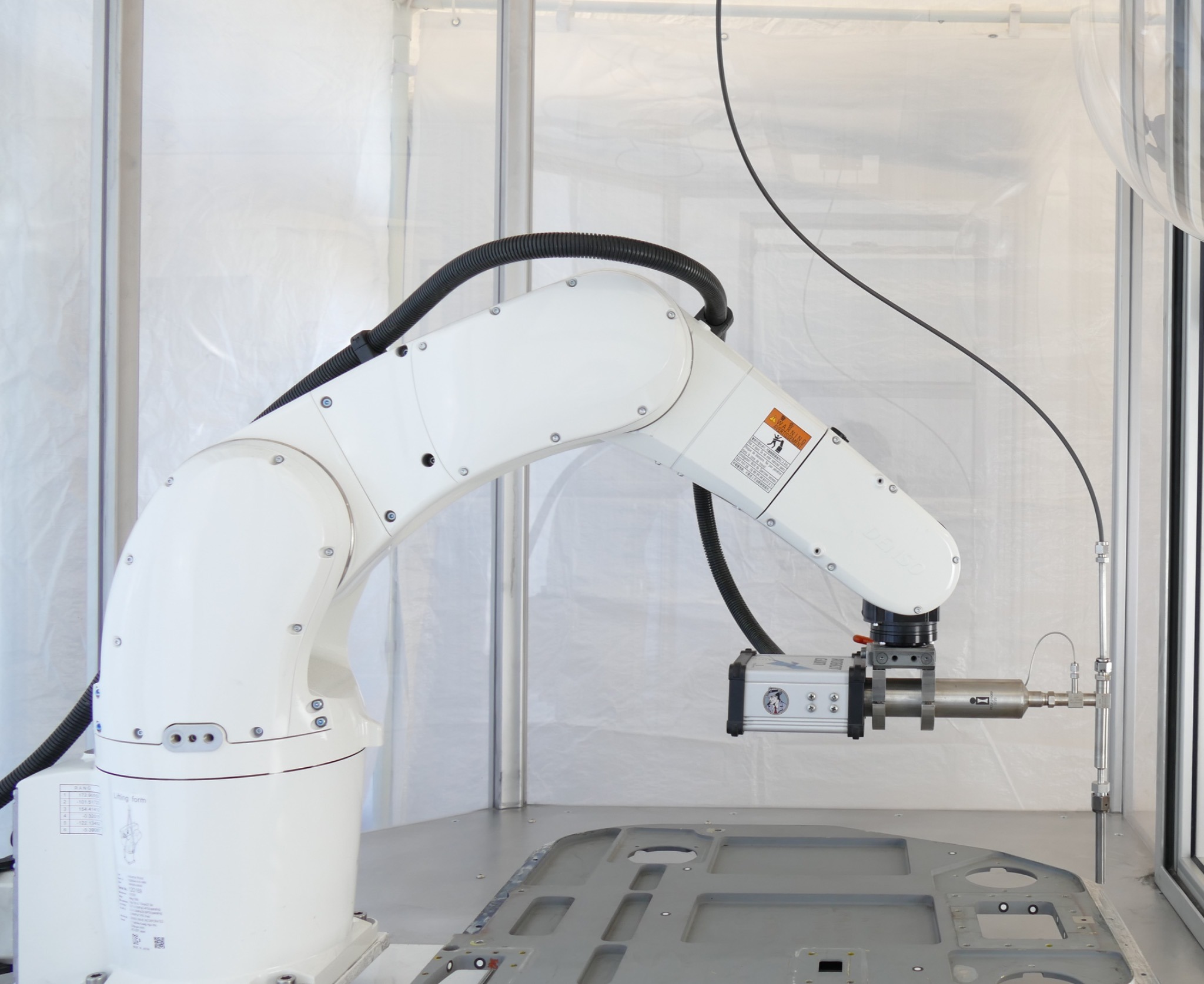 Robotic Kinetic Metallization deposition system